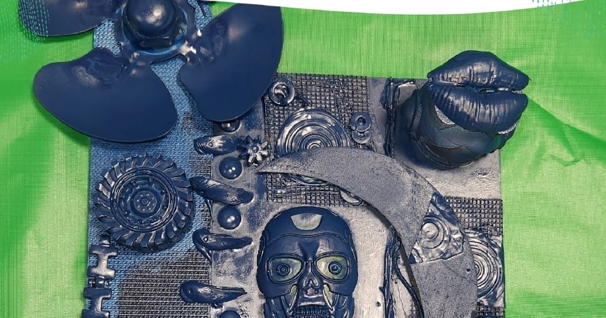 Assemblage Art at Lancaster Library Assemblage Art at Lancaster Library