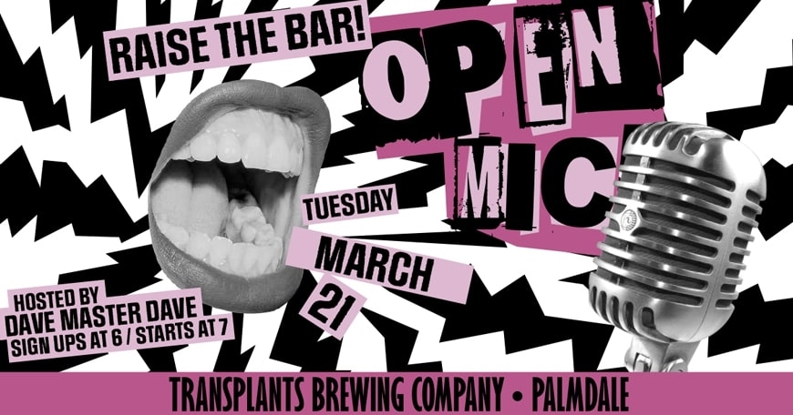 Raise The Bar: Open Mic Night!
