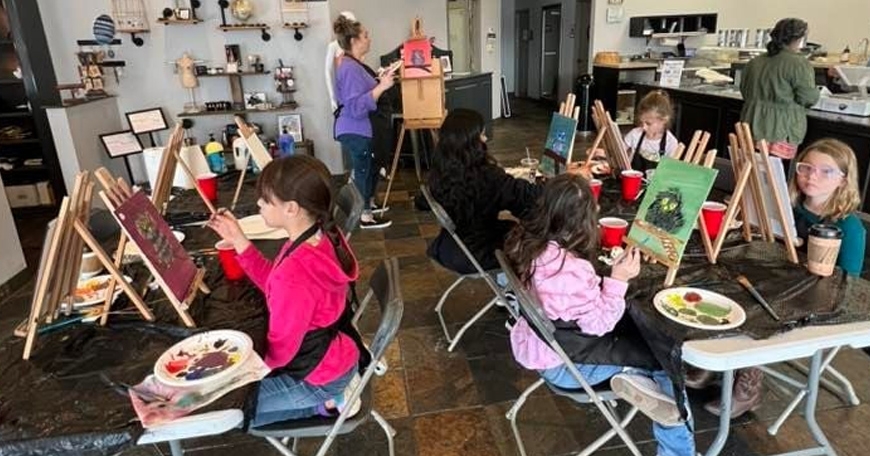 Kids Art Class at Butler's Coffee Kids Art Class at Butler's Coffee