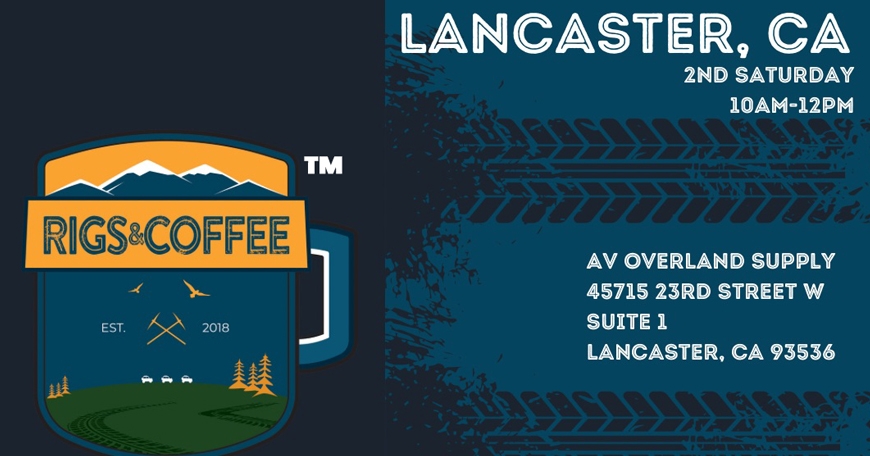 Rigs and Coffee at AV Overland Supply Rigs and Coffee at AV Overland Supply