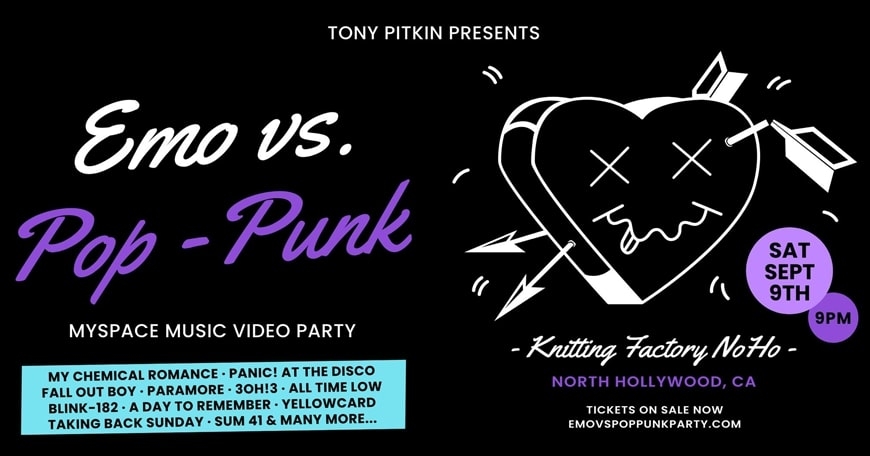 Emo vs. Pop-Punk: Myspace Music Video Party