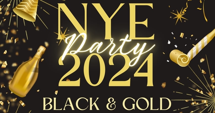 Zelda&rsquo;s Black & Gold NYE Party!
