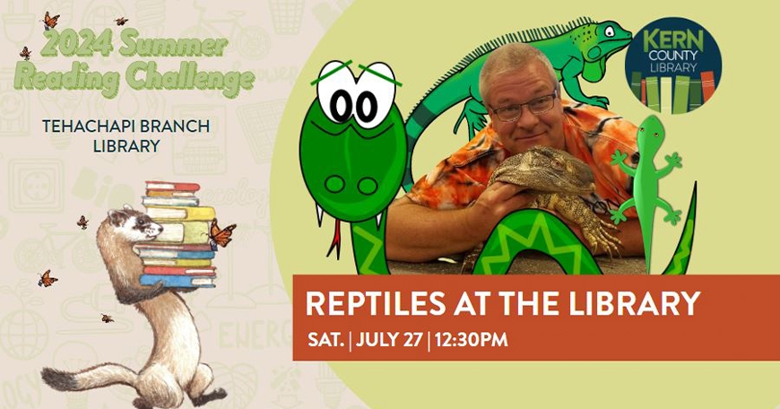 Reptiles at the Library Reptiles at the Library