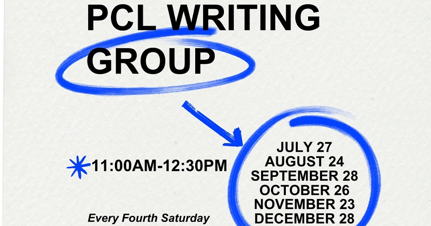 PCL's Writing Group PCL's Writing Group