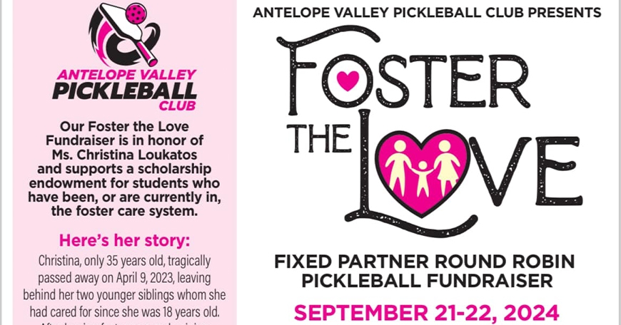 Foster the Love Pickleball Fundraiser Foster the Love Pickleball Fundraiser