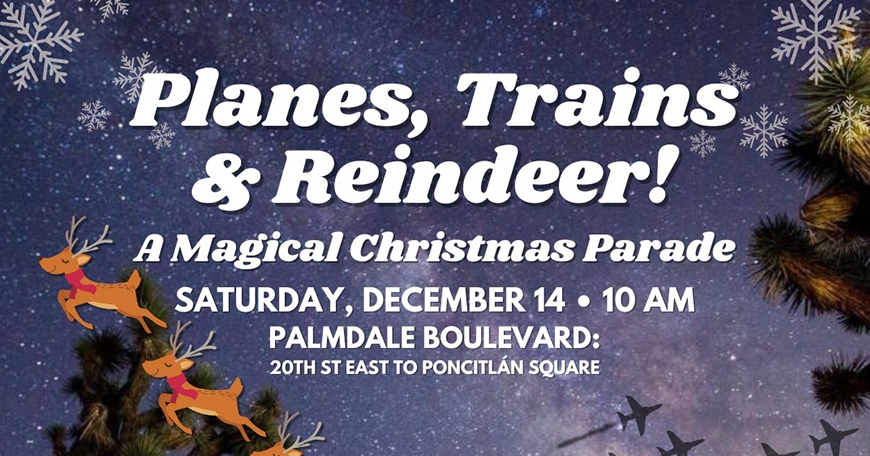 Planes, Trains & Reindeer: Christmas Parade Planes, Trains & Reindeer: Christmas Parade