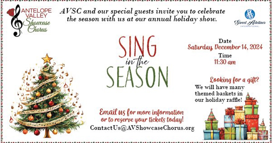 AV Showcase Chorus: Sing in the Season AV Showcase Chorus: Sing in the Season