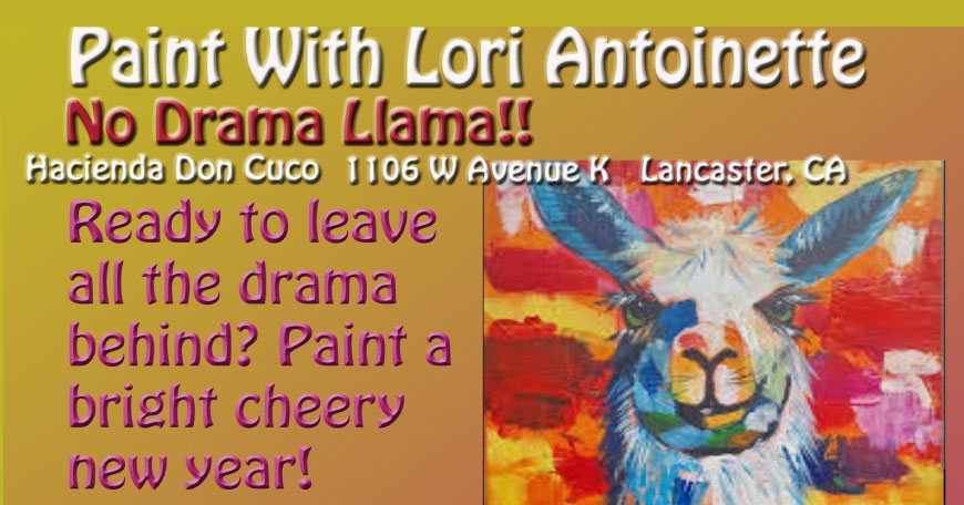 No Drama Llama - Paint w/ Lori Antoinette No Drama Llama - Paint w/ Lori Antoinette