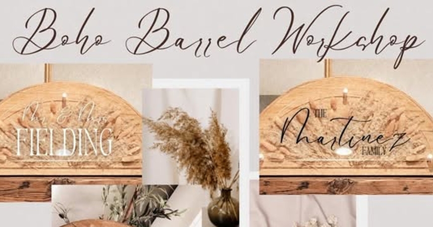 Boho Barrel Workshop