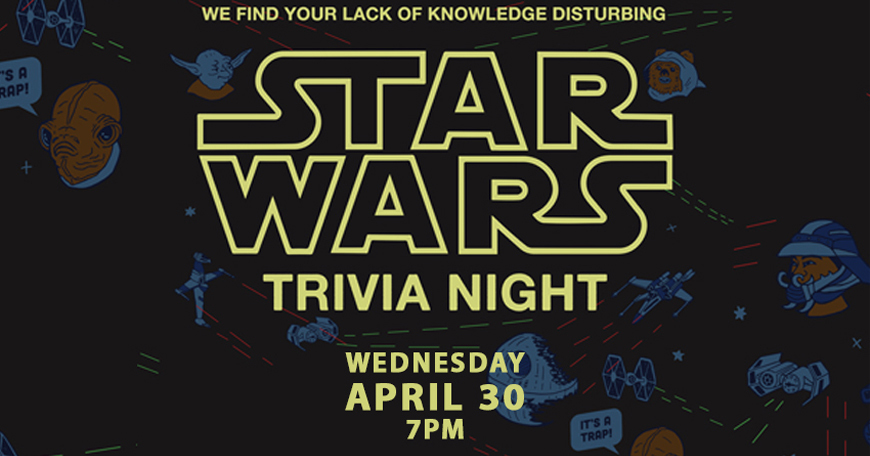 Star Wars Trivia Night with Quizmaster Carlos Star Wars Trivia Night with Quizmaster Carlos