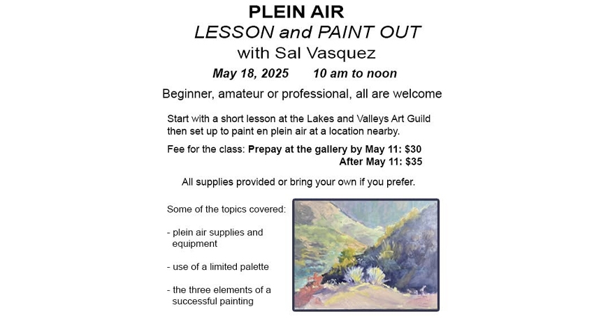 Plein Air Painting with Sal Vasquez Plein Air Painting with Sal Vasquez