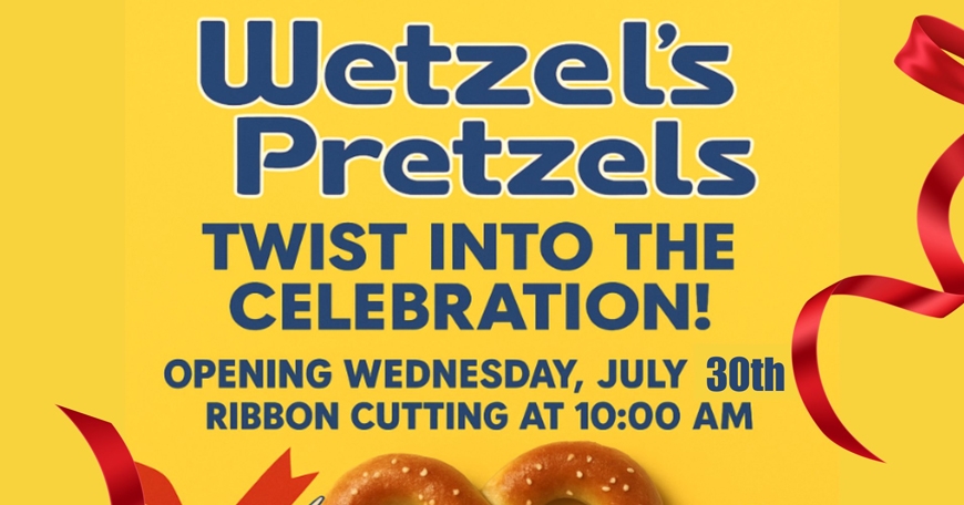 Wetzel's Pretzels Grand Opening / Ribbon Cutting Wetzel's Pretzels Grand Opening / Ribbon Cutting