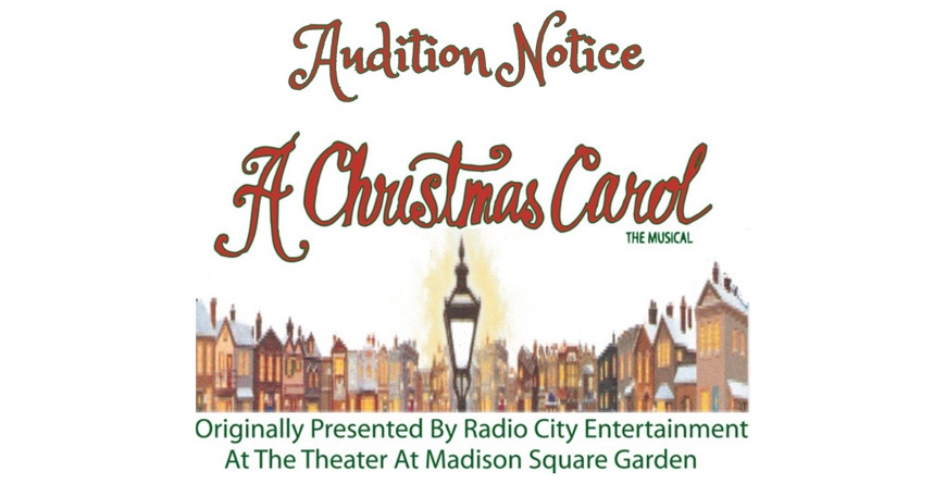 A Christmas Carol: The Musical Auditions