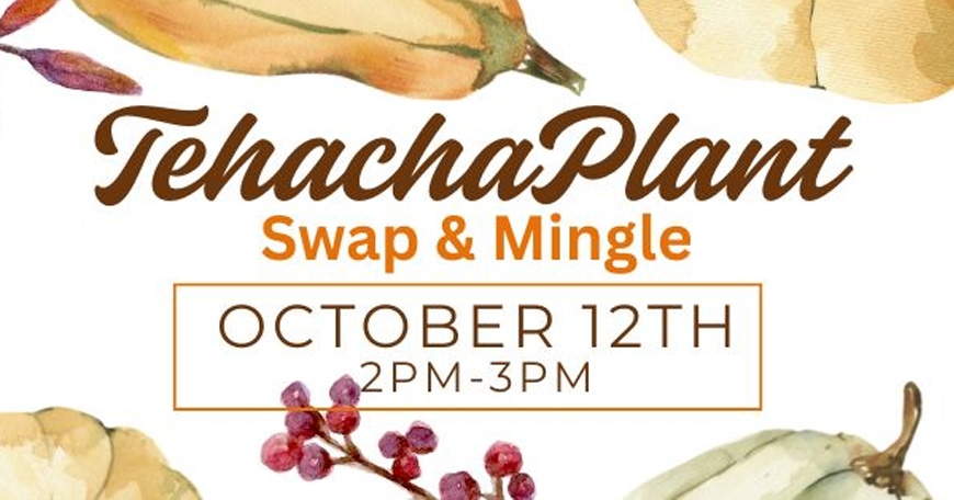 October TehachaPlant Swap & Mingle October TehachaPlant Swap & Mingle