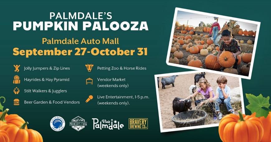 Prancer's Farms Presents: Palmdale's Pumpkin Palooza Prancer's Farms Presents: Palmdale's Pumpkin Palooza